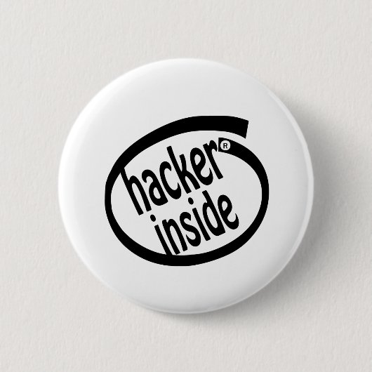 Hacker nach innen button (Vorderseite)