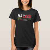 Hacker-Nerd oder Geek T-Shirt (Vorderseite)