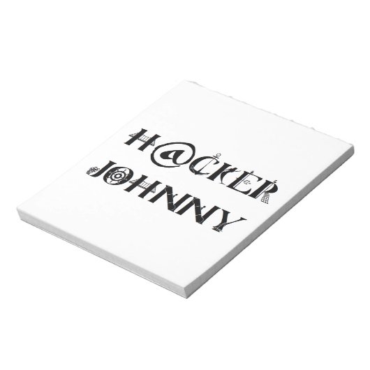 Hacker Notizblock (Rotiert)