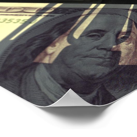 Hacker rauben Bank Poster (Ecke)