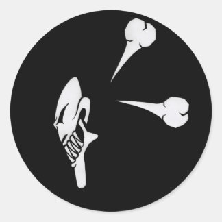 Hacker Runder Aufkleber