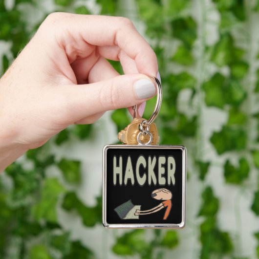 Hacker Schlüsselanhänger (Hand)