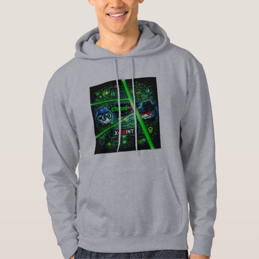 Hacker-Stimmung Hoodie (Vorderseite)