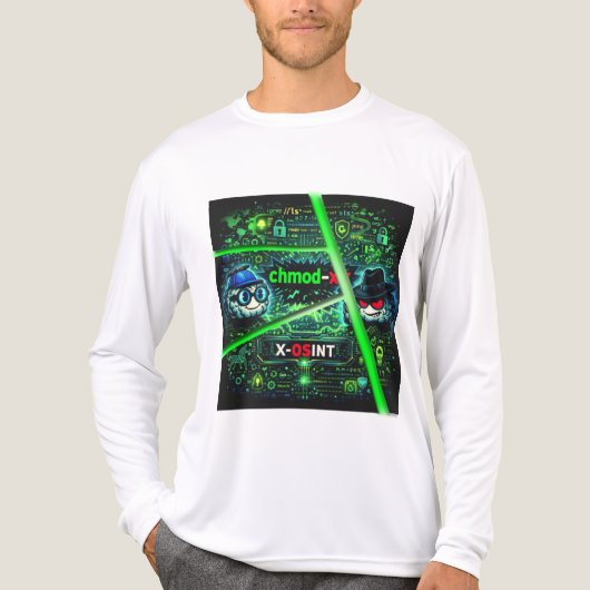 Hacker-Stimmung Tri-Blend Shirt (Vorderseite)