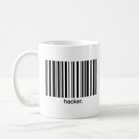 Hacker-Tasse Kaffeetasse (Links)