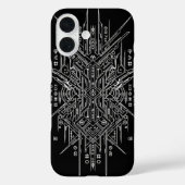Hacker-Telefon Case-Mate iPhone Hülle (Rückseite)