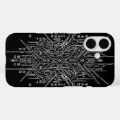 Hacker-Telefon Case-Mate iPhone Hülle (Rückseite (Horizontal))