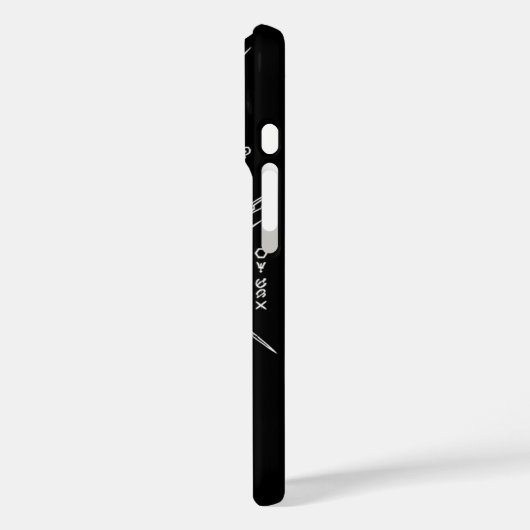 Hacker-Telefon Case-Mate iPhone Hülle (Rückseite / Links)