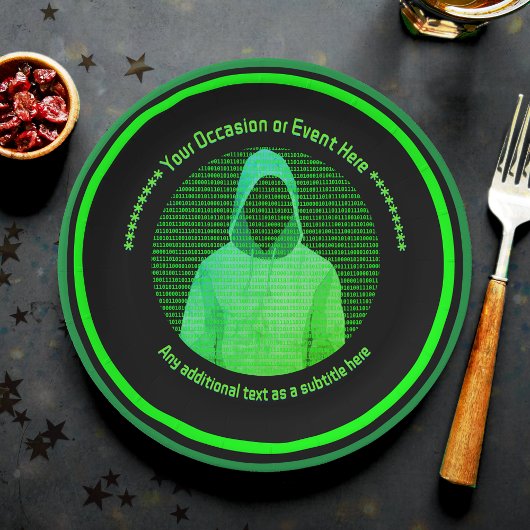 Hacker Theme Cyber Event - Corporate Custom Pappteller