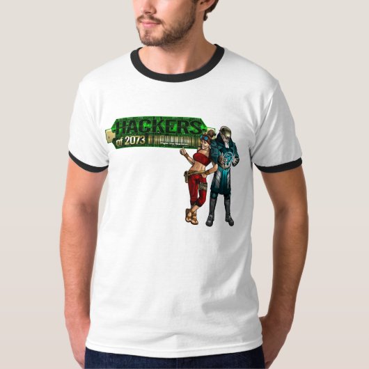 Häcker von 2073 T-Shirt (Vorderseite)