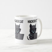 Hackerkatze Kaffeetasse (VorderseiteRechts)