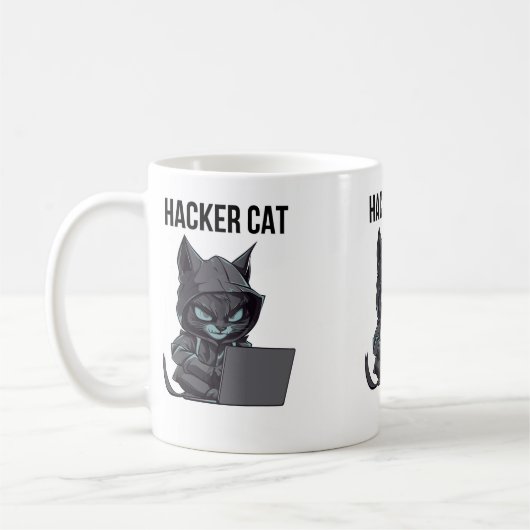 Hackerkatze Kaffeetasse (Links)