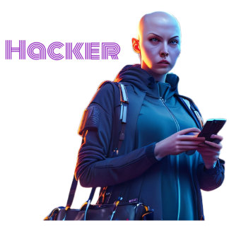 Hackermädchen Hoodie