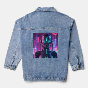 Hackerroboter Jeansjacke