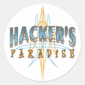 Hacker's Paradise Stickers (Vorderseite)