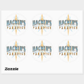 Hacker's Paradise Stickers (Blatt)