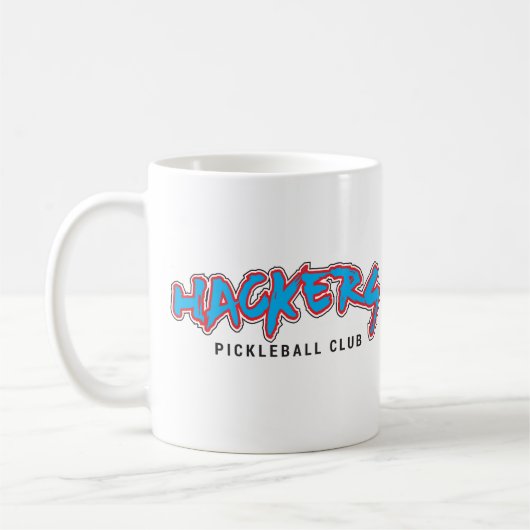 HACKERS Pickleball Club Klassische Tasse (Links)