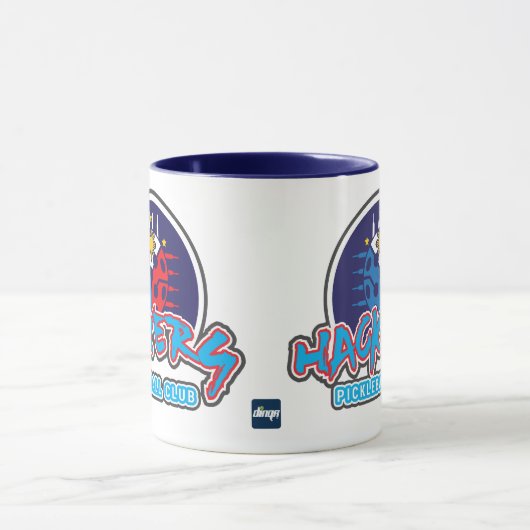 HACKERS Pickleball Club Logo-Tasse Tasse (Zentrum)