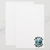 Hacket Planet Erde Briefpapier (Vorne/Hinten)