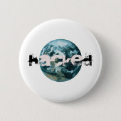 Hacket Planet Erde Button (Vorderseite)