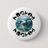 Hacket Planet Erde Button (Vorderseite)