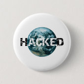 Hacket Planet Erde Button (Vorderseite)