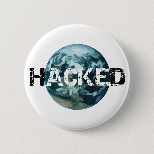 Hacket Planet Erde Button (Vorderseite)