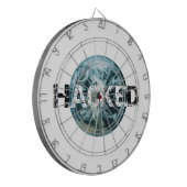 Hacket Planet Erde Dartscheibe (Vorderseite Links)