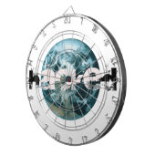 Hacket Planet Erde Dartscheibe (Vorderseite rechts)