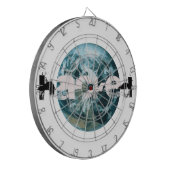 Hacket Planet Erde Dartscheibe (Vorderseite Links)