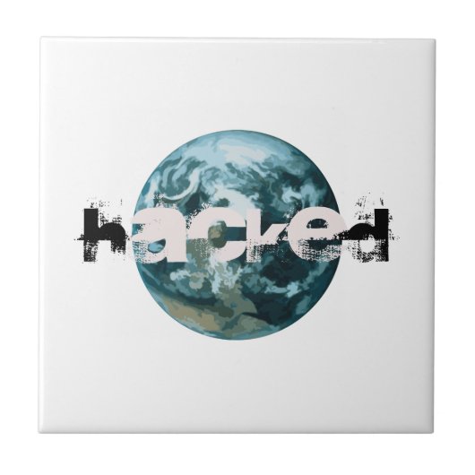 Hacket Planet Erde Fliese (Vorderseite)