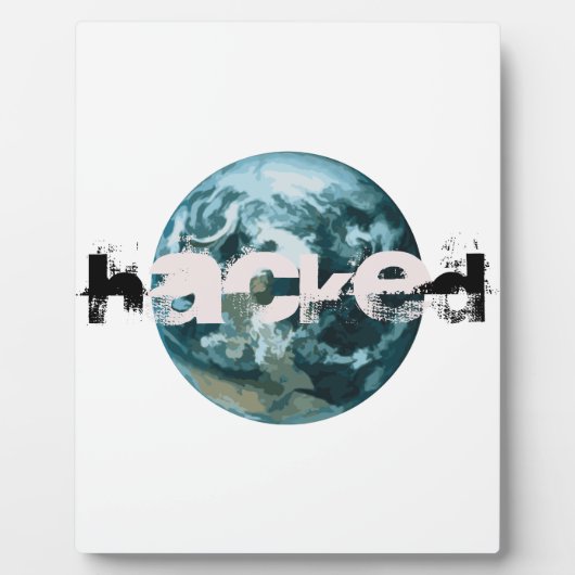 Hacket Planet Erde Fotoplatte (Vorderseite)