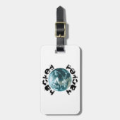 Hacket Planet Erde Gepäckanhänger (Vorderseite vertikal)