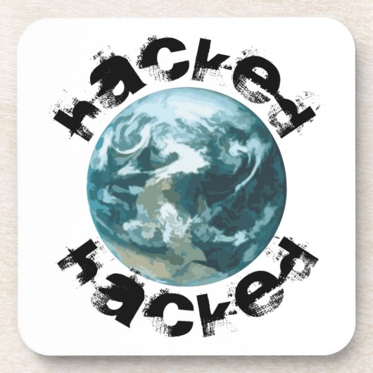 Hacket Planet Erde Getränkeuntersetzer (Vorderseite)