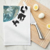 Hacket Planet Erde Handtuch (Viertel Falte)