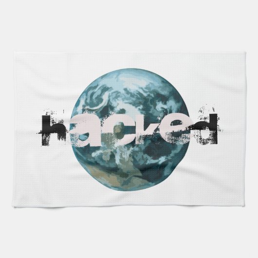 Hacket Planet Erde Handtuch (Horizontal)