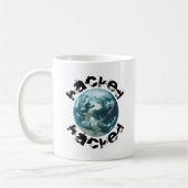 Hacket Planet Erde Kaffeetasse (Links)