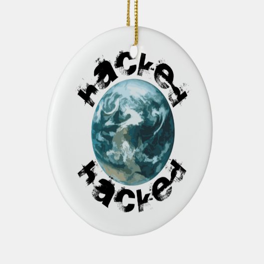 Hacket Planet Erde Keramik Ornament (Rechts)