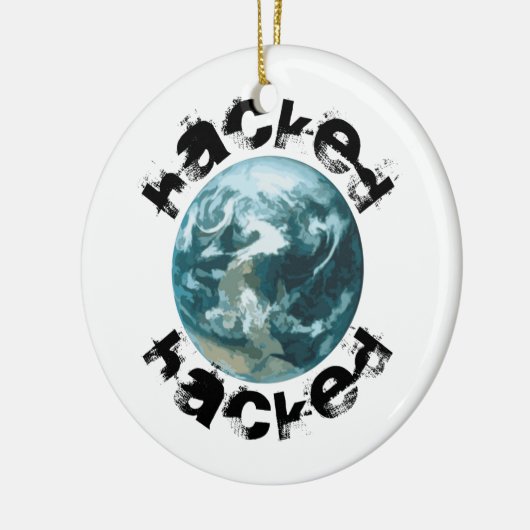 Hacket Planet Erde Keramik Ornament (Links)