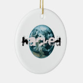Hacket Planet Erde Keramik Ornament (Rechts)