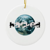 Hacket Planet Erde Keramik Ornament (Vorne)