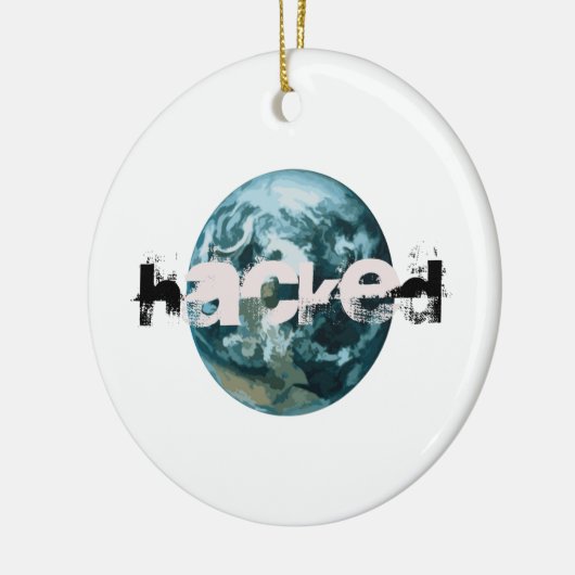 Hacket Planet Erde Keramik Ornament (Links)
