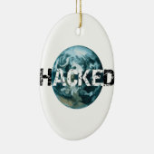 Hacket Planet Erde Keramik Ornament (Rechts)