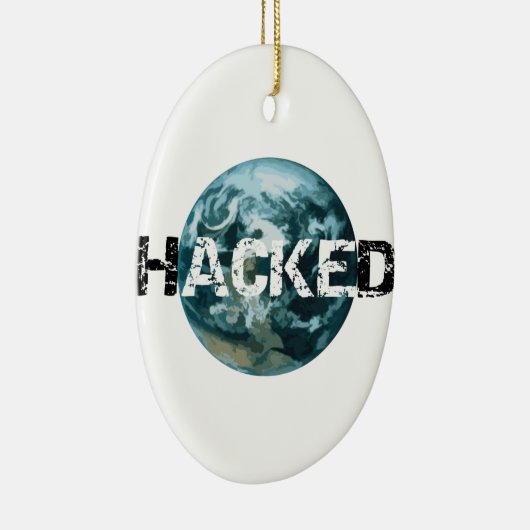 Hacket Planet Erde Keramik Ornament (Rechts)