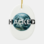 Hacket Planet Erde Keramik Ornament (Vorne)