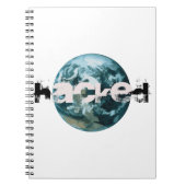 Hacket Planet Erde Notizblock (Vorderseite)