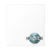 Hacket Planet Erde Notizblock (Vorderseite)
