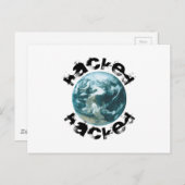 Hacket Planet Erde Postkarte (Vorne/Hinten)