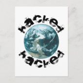 Hacket Planet Erde Postkarte (Vorderseite)