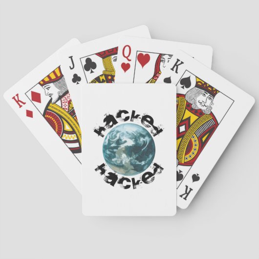 Hacket Planet Erde Spielkarten (Rückseite)